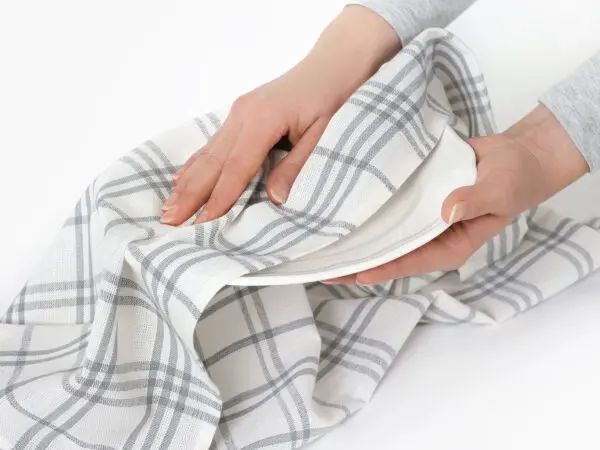 Bambusová utěrka šedá 50x70 cm značky Škodák.