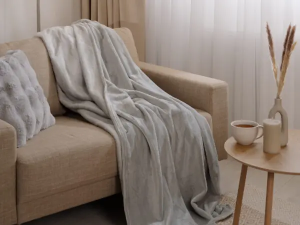 Luxusní deka Mikro LUX šedá 150x200 cm