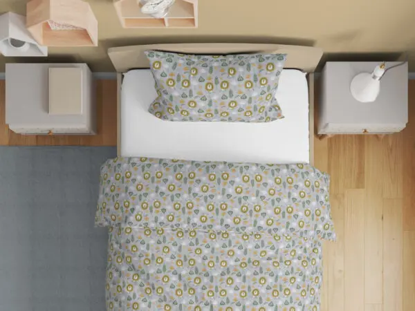 Bavlněné povlečení do školky lvíček vz. 1241