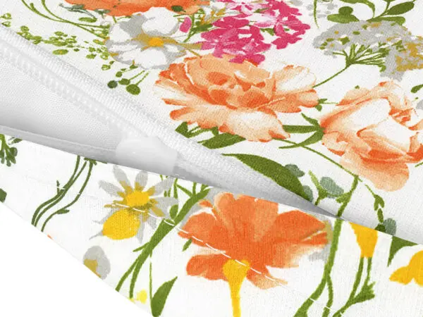 Bavlněný povlak na polštář akvarelová louka