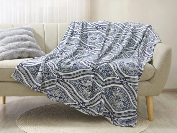 Deka Mikroflanel modrý porcelán 150x200 cm