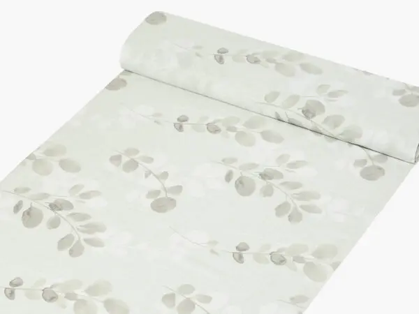 Bavlněná látka zelené kvítečka metráž šířka 145 cm