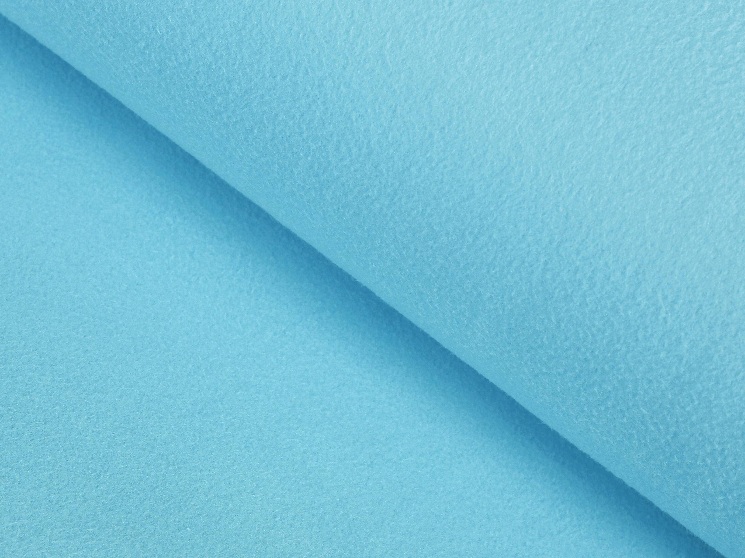 Polar Fleece tyrkys metráž značky Škodák.