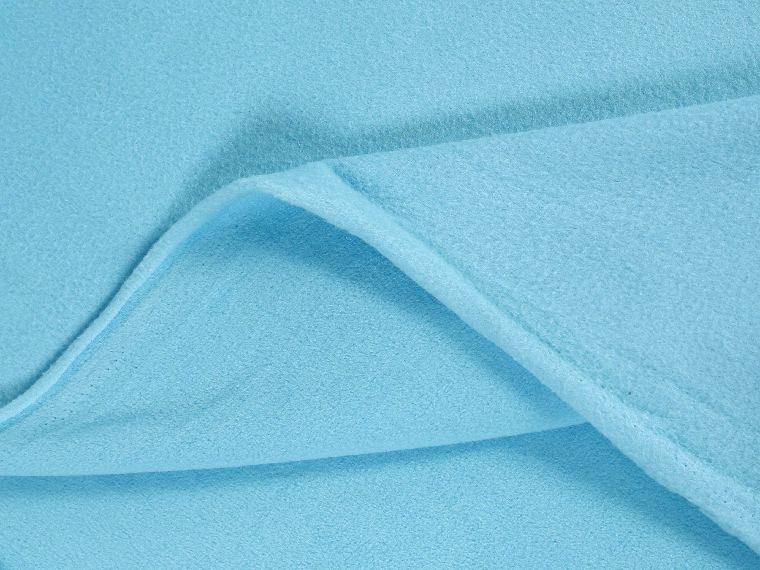 Polar Fleece tyrkys metráž značky Škodák.