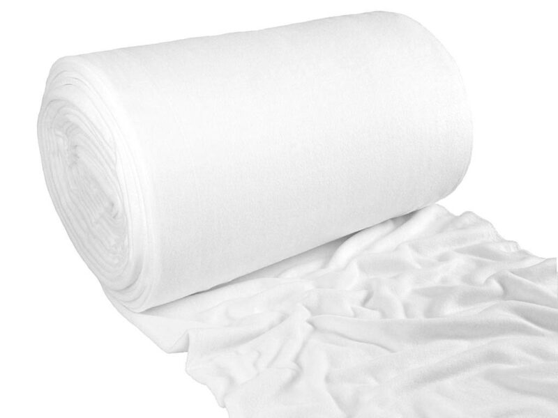 Polar Fleece antipiling bílá metráž značky Škodák.