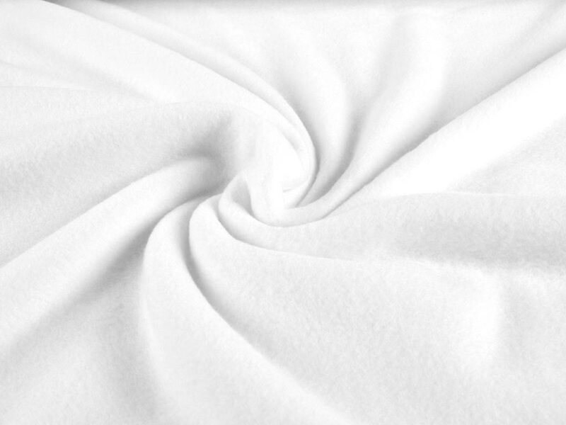 Polar Fleece antipiling bílá metráž značky Škodák.