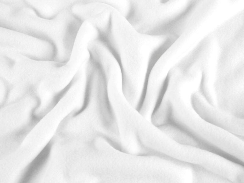 Polar Fleece antipiling bílá metráž značky Škodák.