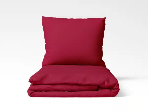 Bavlněné povlečení vínové jednobarevné značky Škodák.