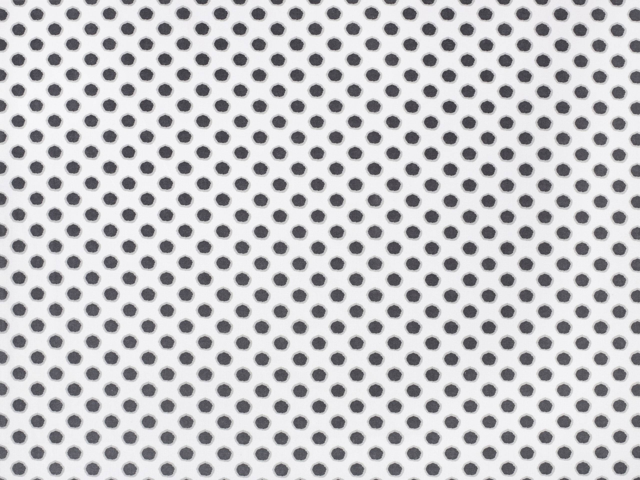 Bavlněná látka buňky na bílé metráž značky Škodák.