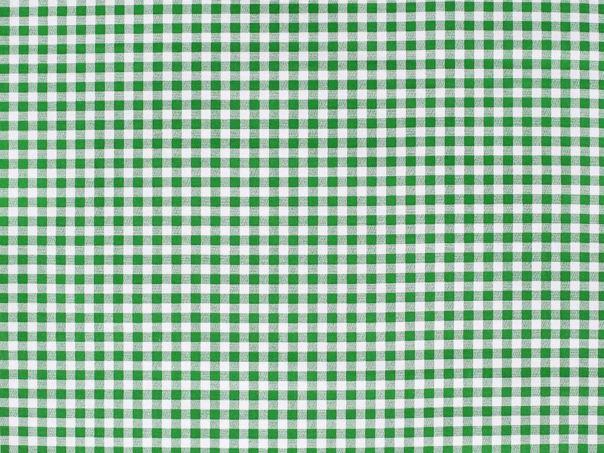 Bavlněná látka zelené káro metráž značky Škodák.