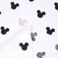 Bavlněná látka mickey mouse na světle růžové metráž značky Škodák.