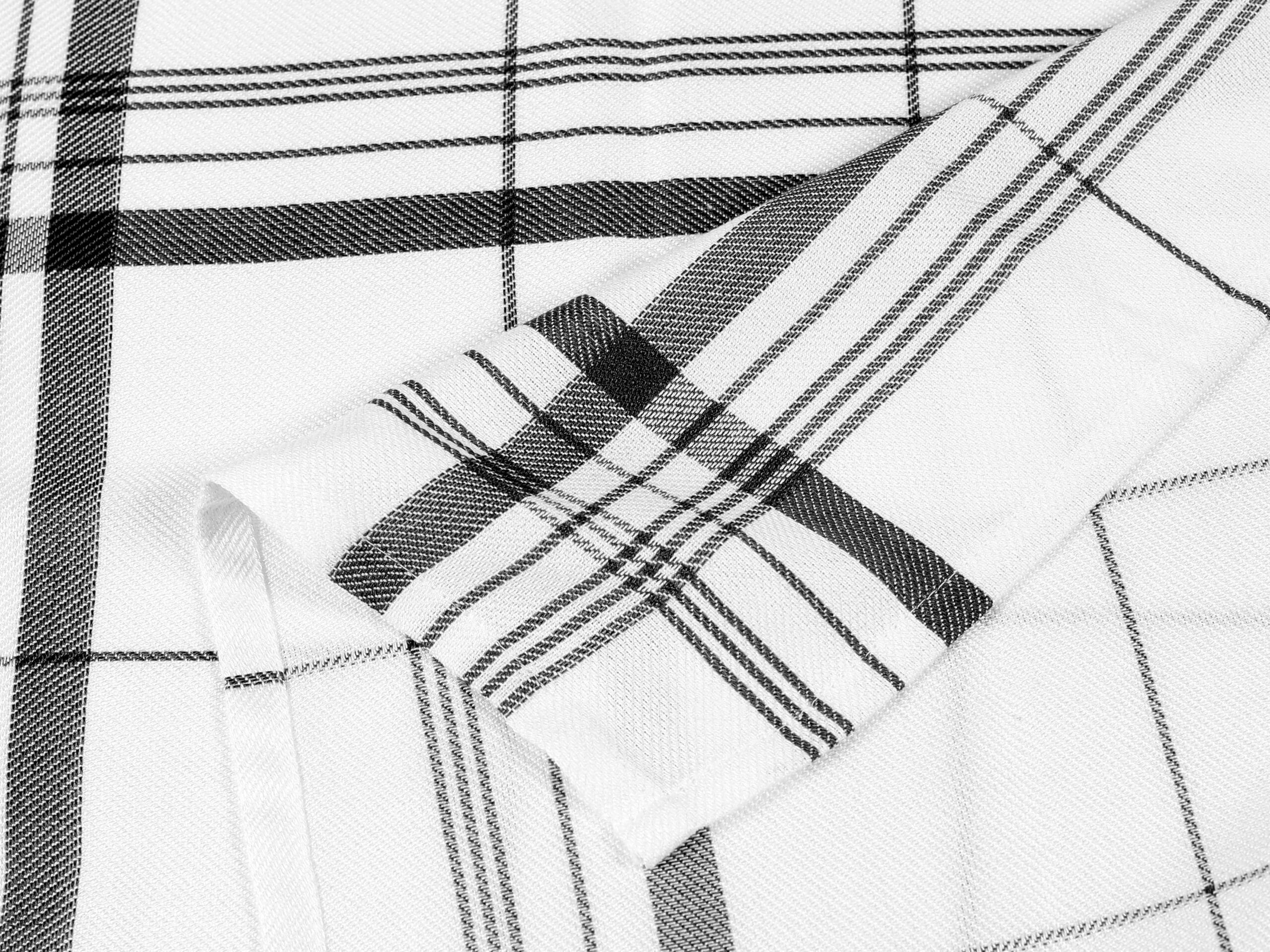 Bambusová utěrka s černými proužky značky Škodák.