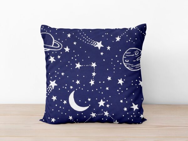 Bavlněný povlak na polštář noční obloha značky Škodák