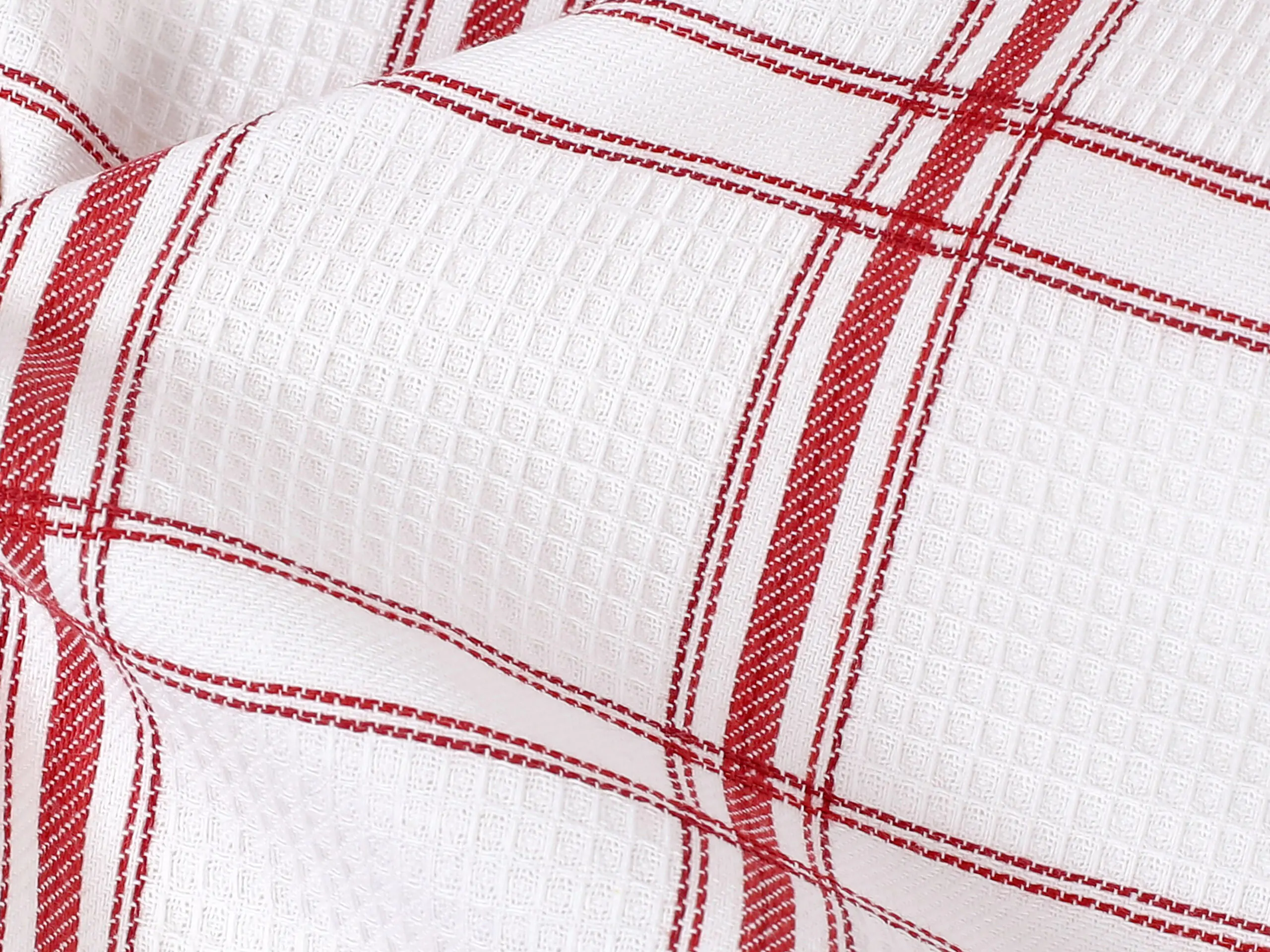 Vaflová utěrka srdce na bílé 45x70cm značky Škodák.