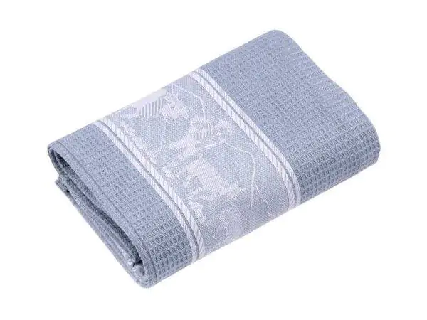 Žakárová utěrka pan s býkem 50x70cm značky Škodák.