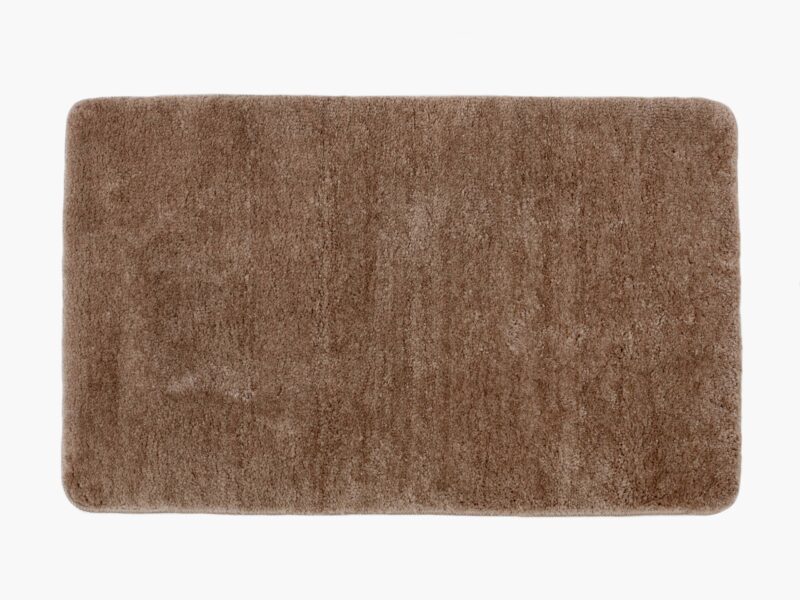 Dlouhochlupá koupelnová předložka / kobereček 60x100cm kávová značky Škodák