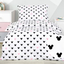 Bavlněné povlečení Mickey mouse růžový značky Škodák