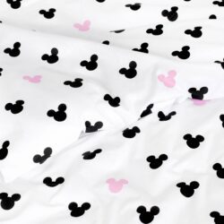 Bavlněné povlečení Mickey mouse růžový značky Škodák