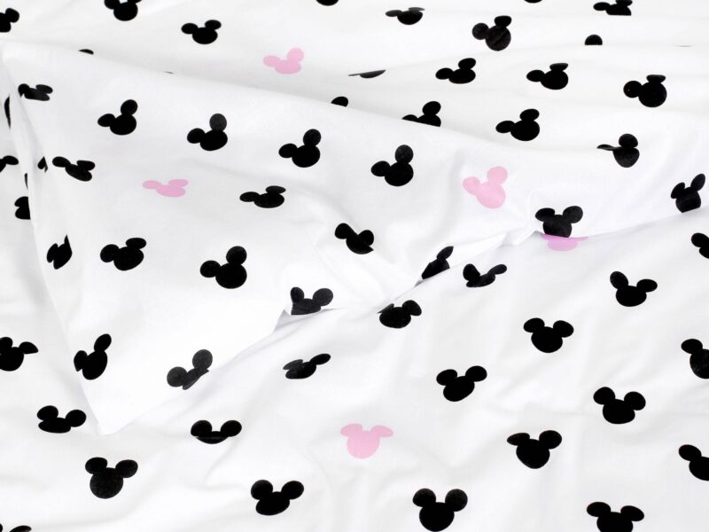 Bavlněné povlečení Mickey mouse růžový značky Škodák