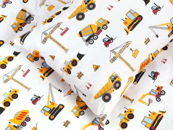 Bavlněný závěs bagři značky Škodák