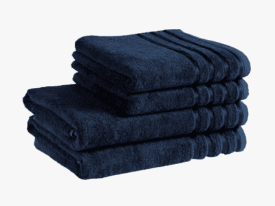 Bambusový ručník / osuška tmavě modrá značky Škodák.