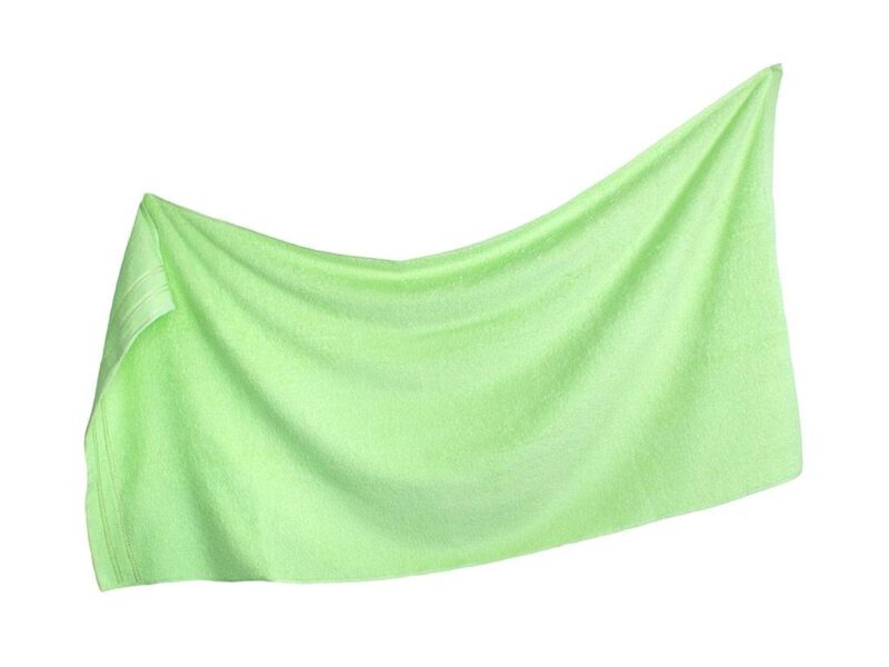 Froté ručník / osuška světle zelená - s dvojitým pruhem značky Škodák.