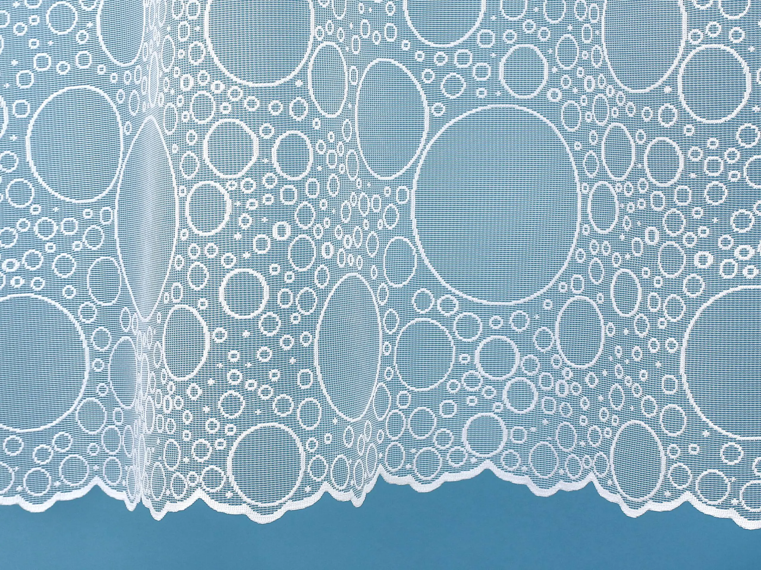 Žakárová záclona bubliny vzor 6975 značky Škodák.