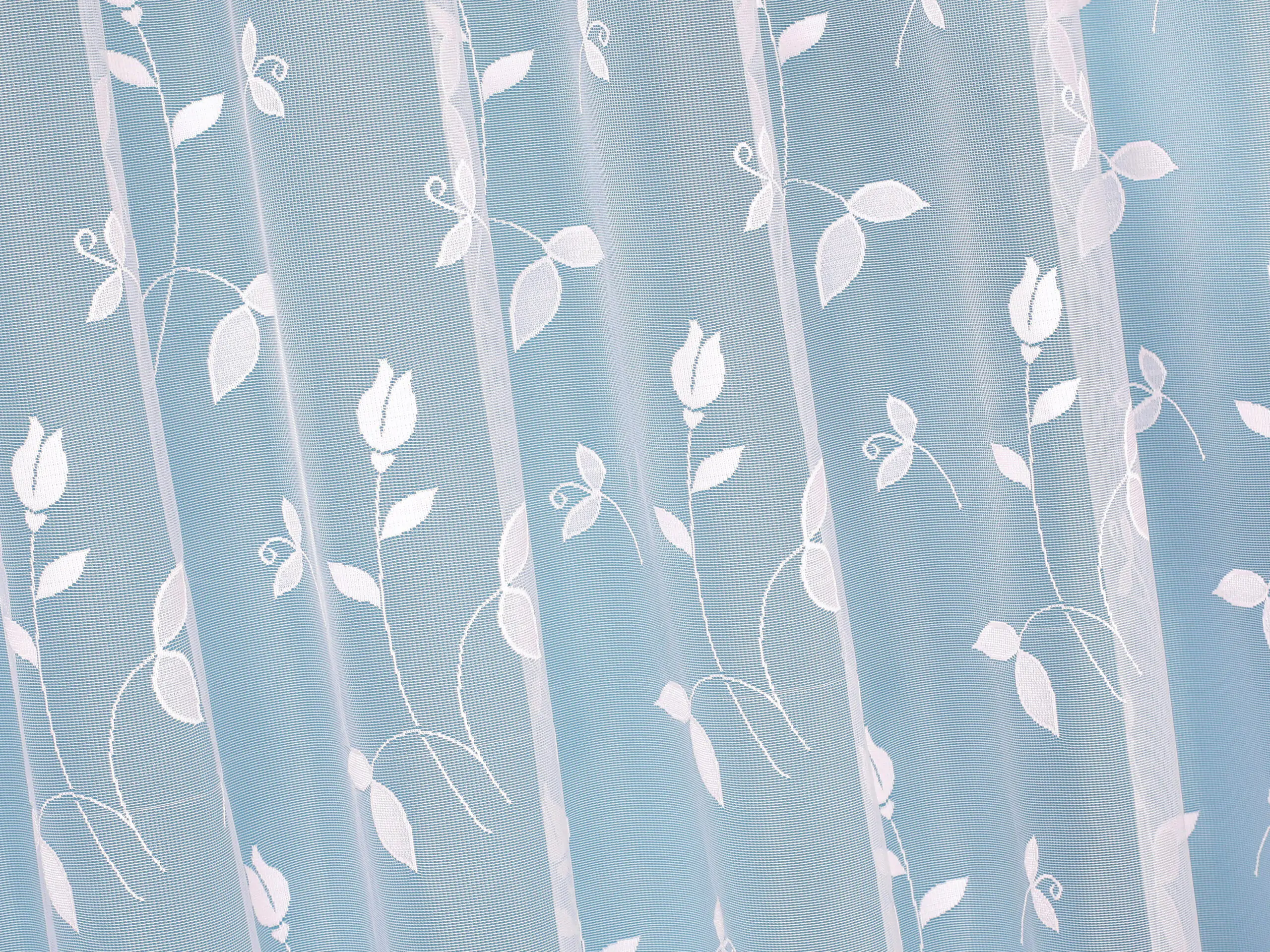 Žakárová záclona tulipány vzor 16258 značky Škodák.