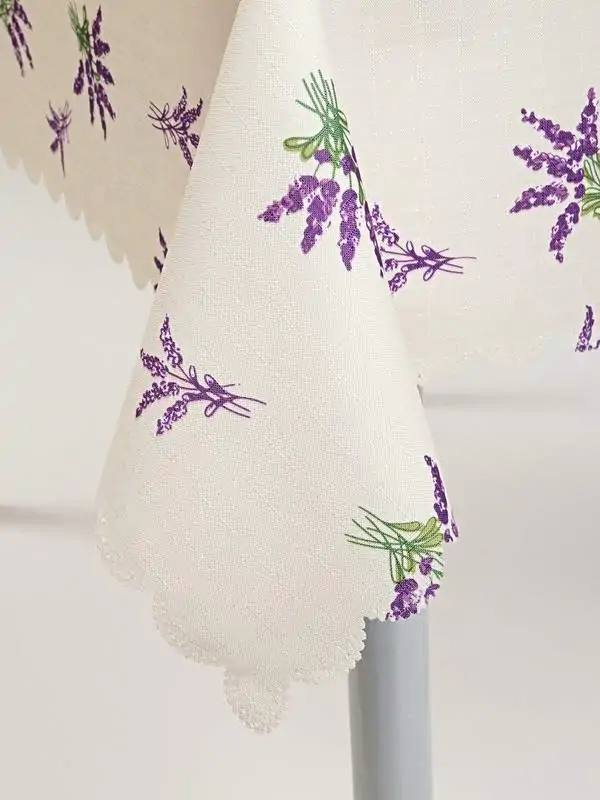 Teflonový ubrus květinový vzor levandule značky Škodák