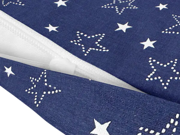 Bavlněný povlak na polštář hvězdičky na modré značky Škodák.