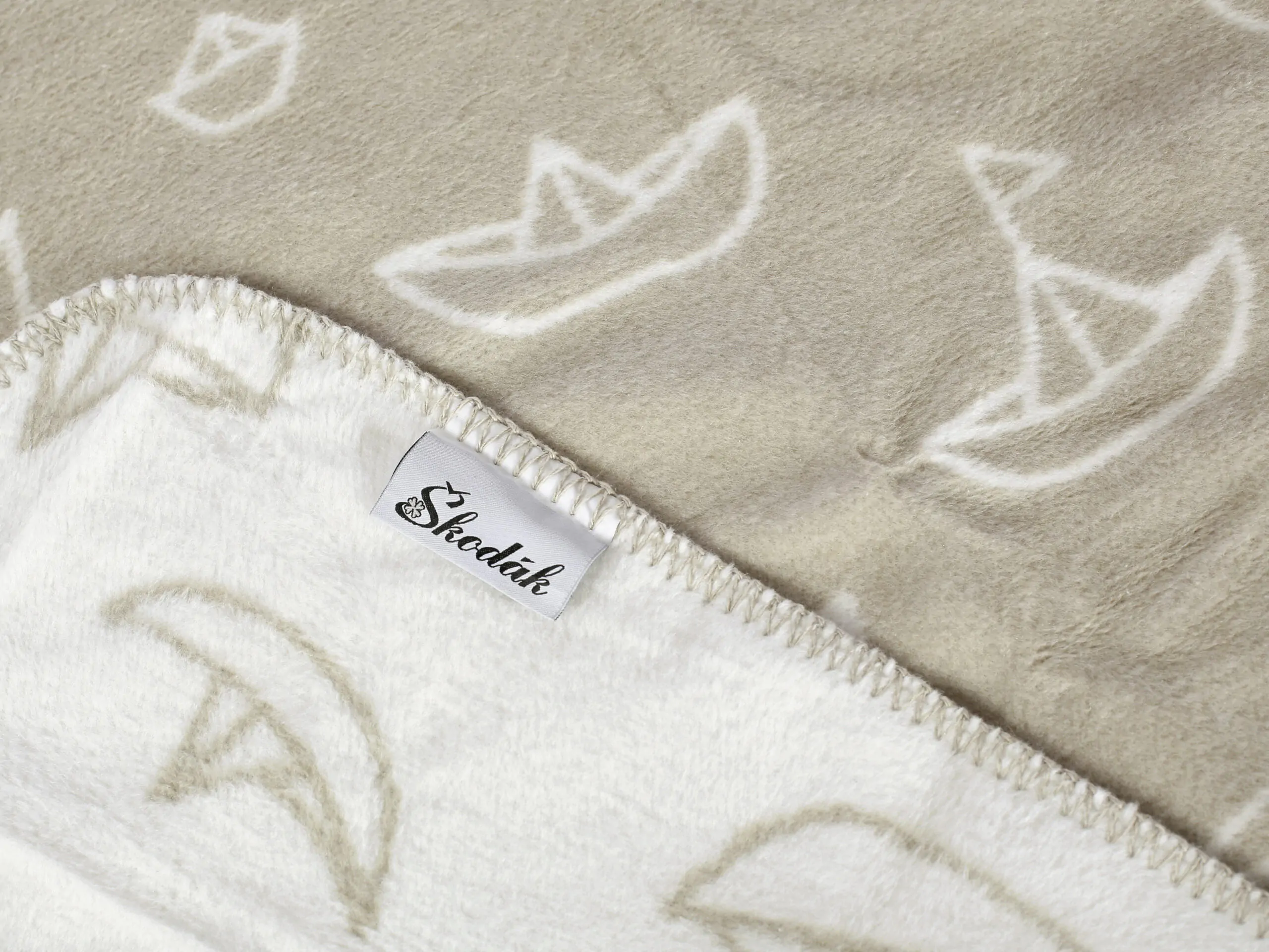 Dětská česaná deka Melisa loďky 75x100 cm.