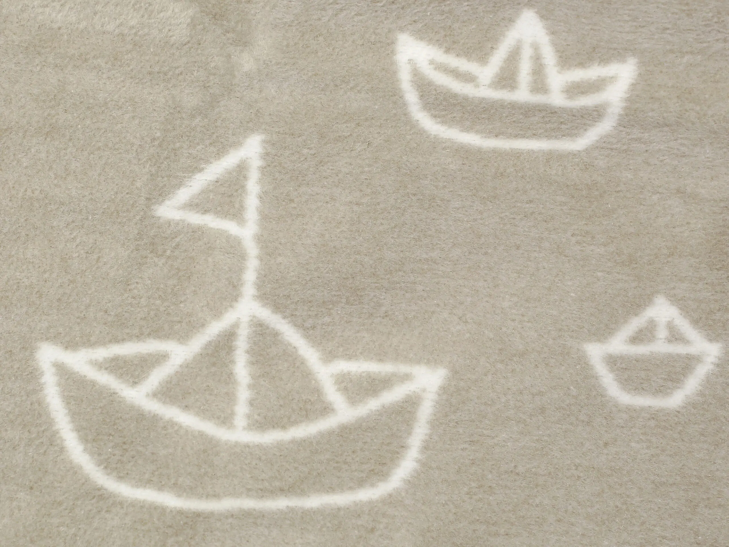 Dětská česaná deka Melisa loďky 75x100 cm.