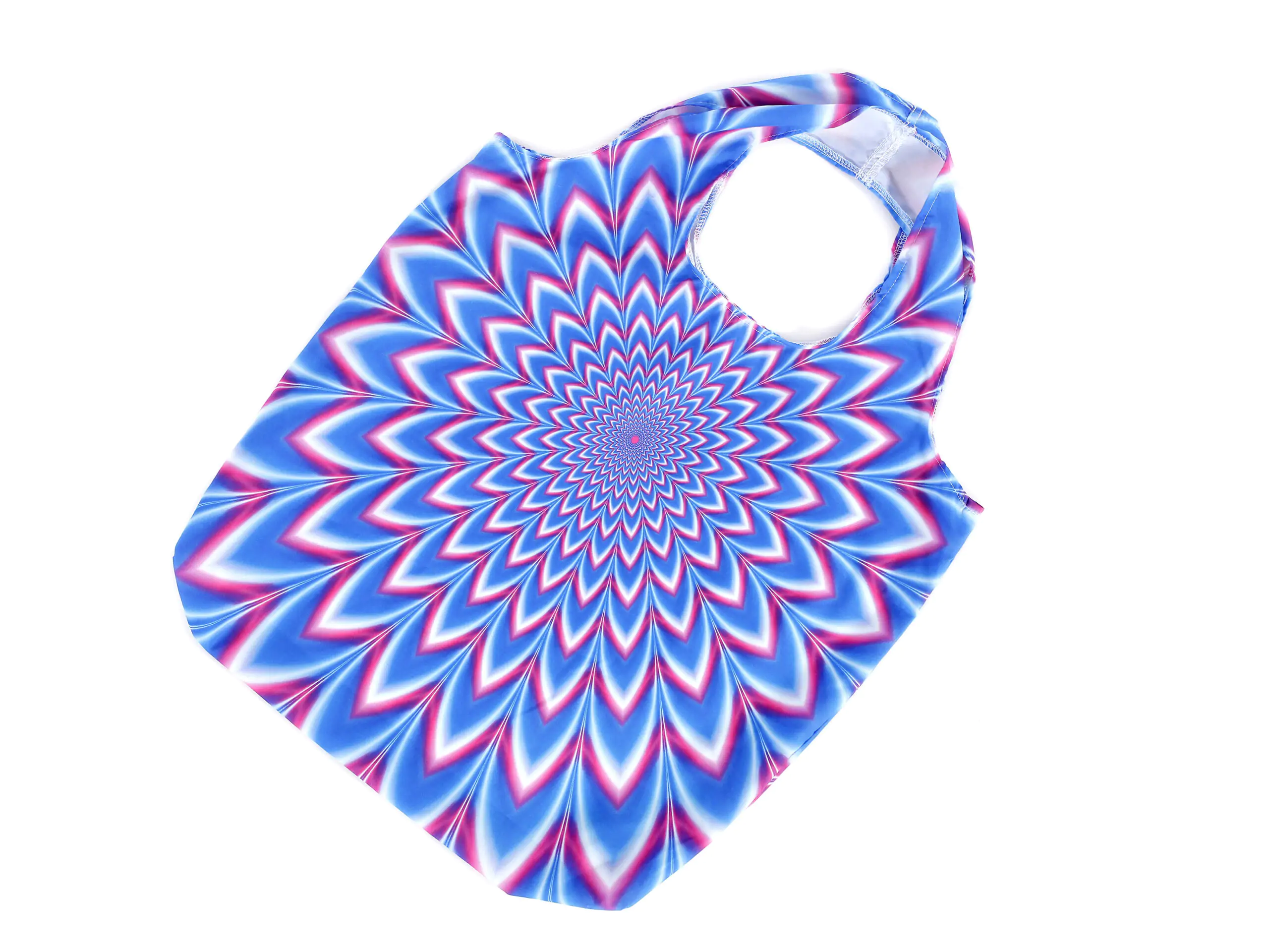 Nákupní taška psychedelic modrá značky Škodák