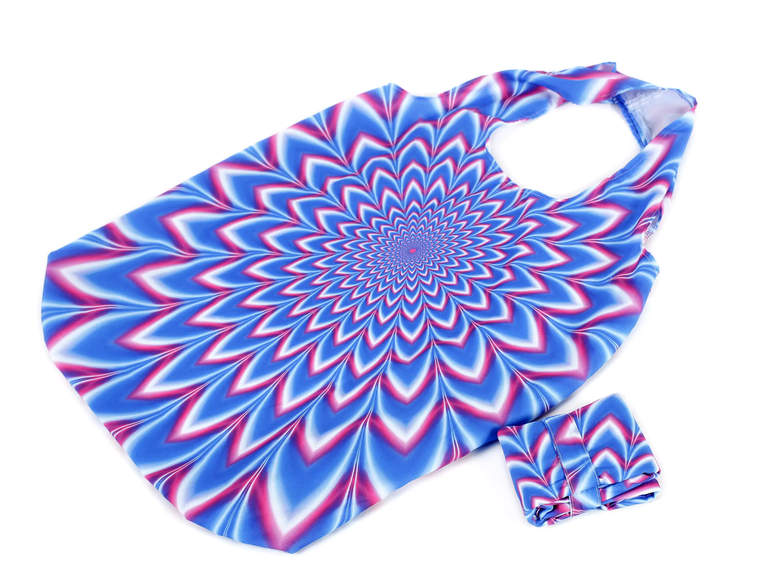 Nákupní taška psychedelic modrá značky Škodák