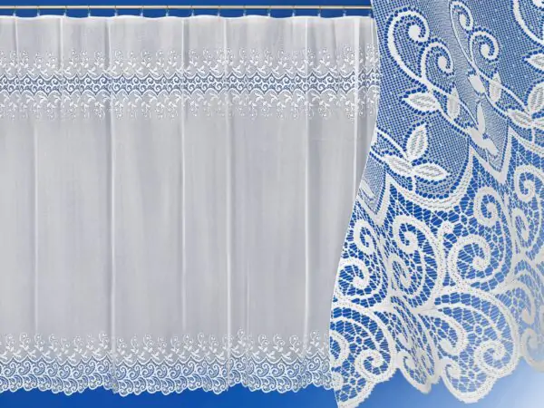 Žakárová záclona ornamenty vzor 3697 značky Škodák.