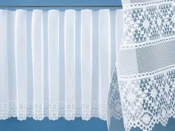 Žakárová záclona krajka vzor 3755 značky Škodák.