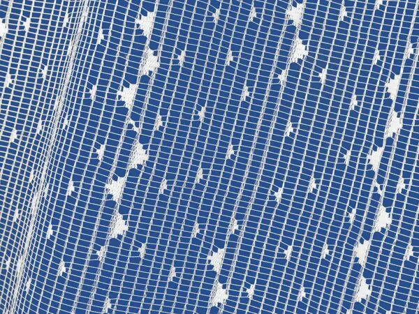 Žakárová záclona trojúhelníčky vzor 3761 značky Škodák.