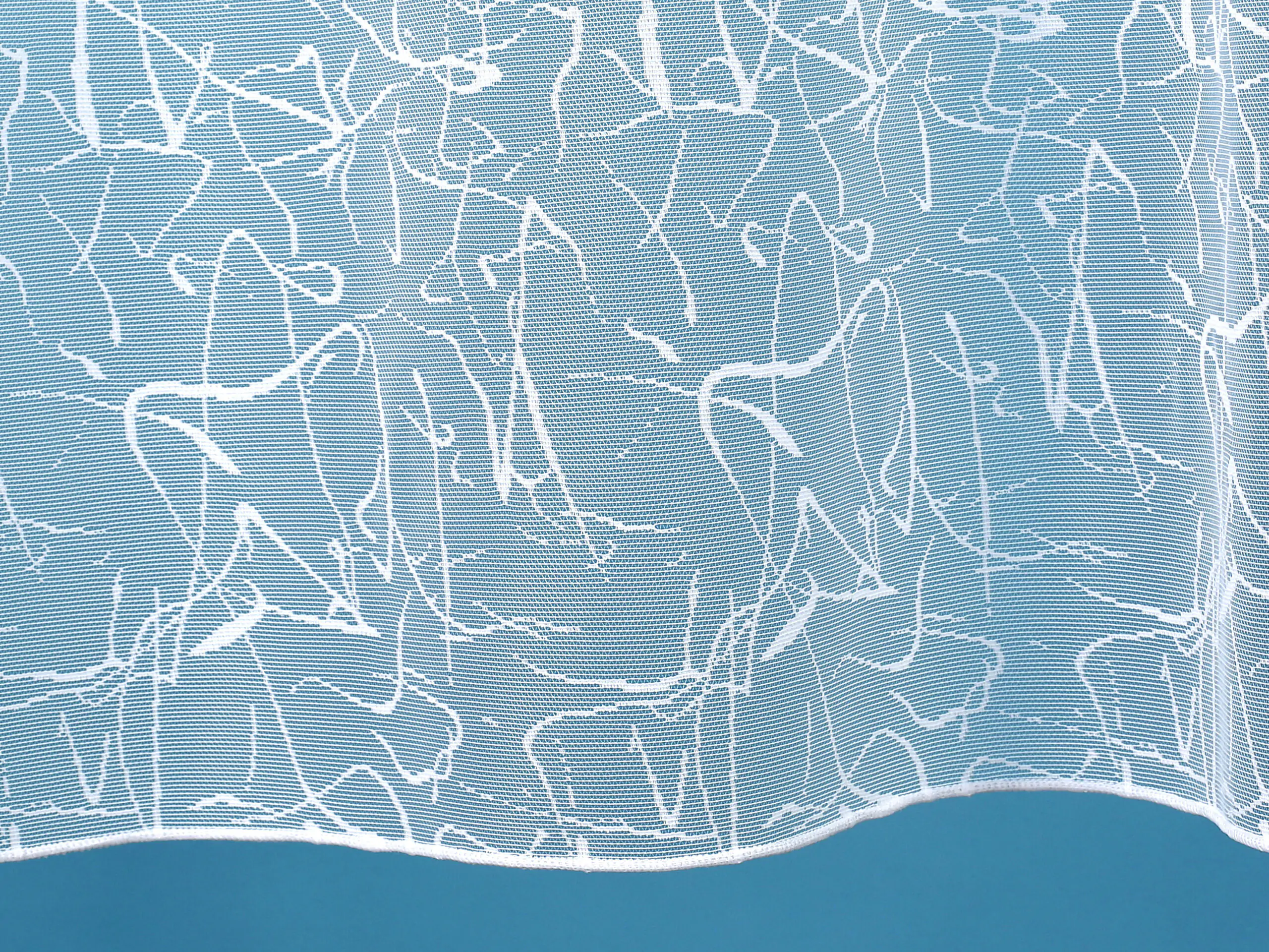 Žakárová záclona s olůvkem čáry vzor 3794 značky Škodák.