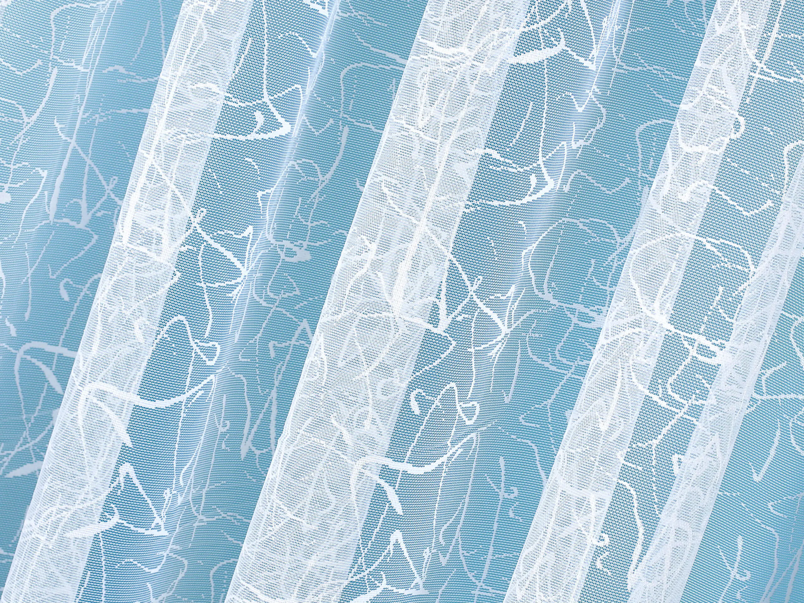 Žakárová záclona s olůvkem čáry vzor 3794 značky Škodák.