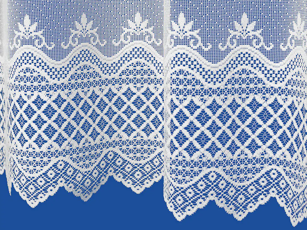 Žakárová záclona ornamenty vzor 3828 značky Škodák.