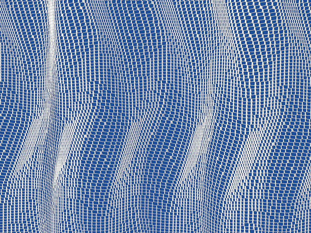 Žakárová záclona vlnky vzor 3842 značky Škodák.