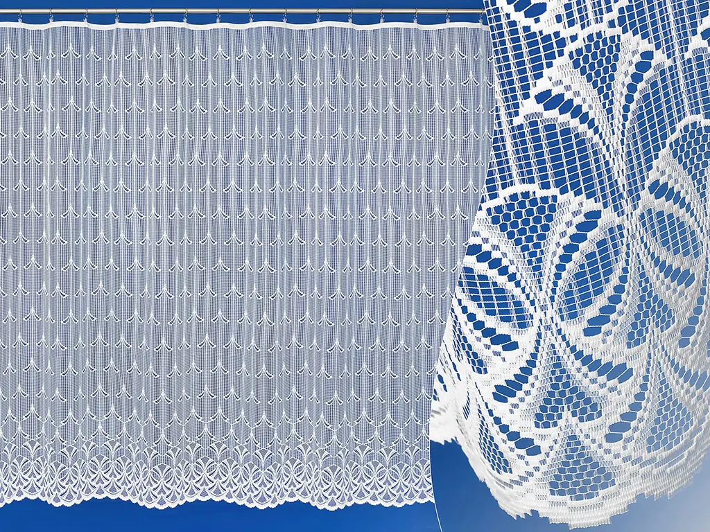 Žakárová záclona ornamenty vzor 3845 značky Škodák.