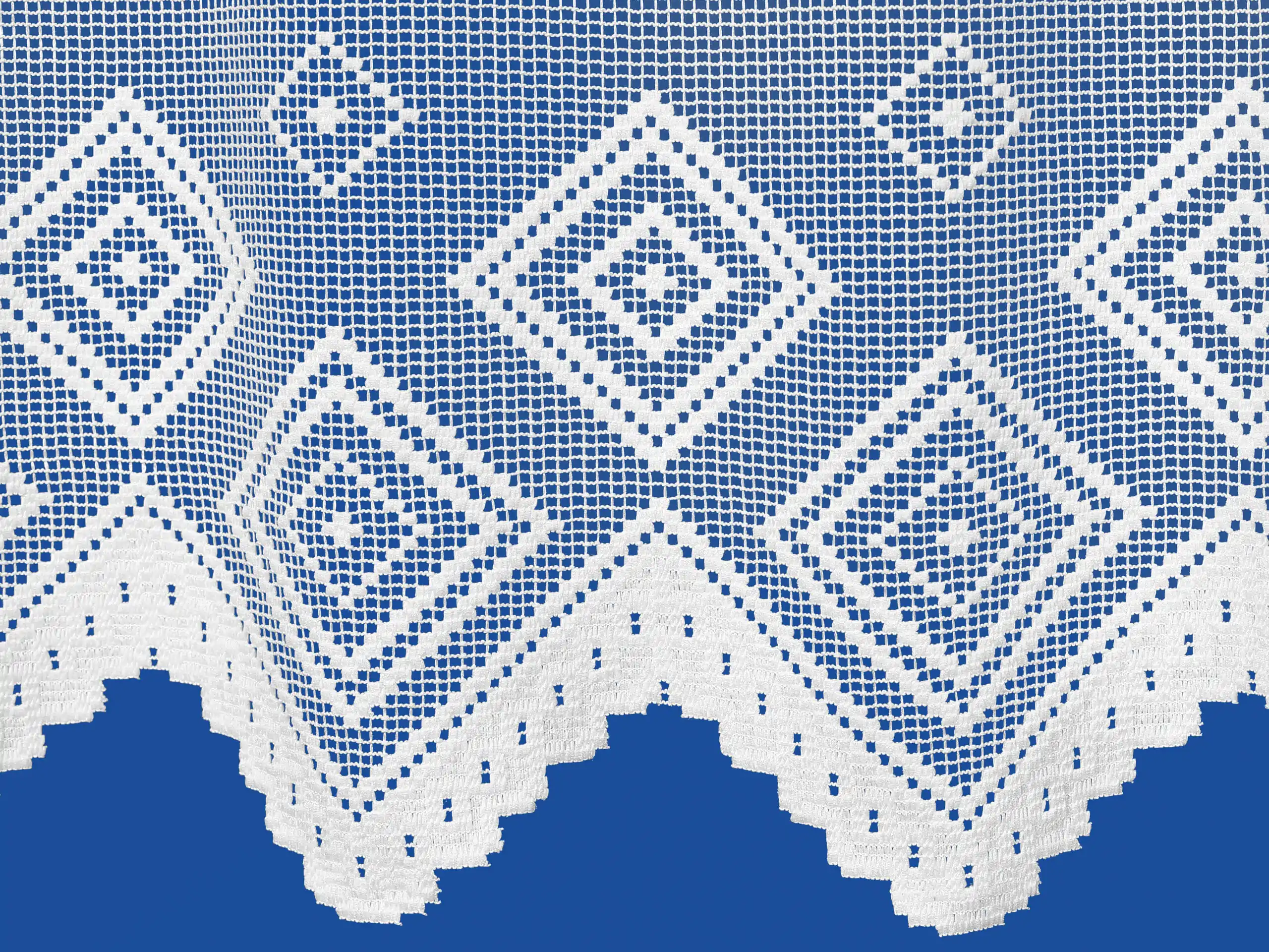 Žakárová záclona čtverce vzor 6220 značky Škodák.