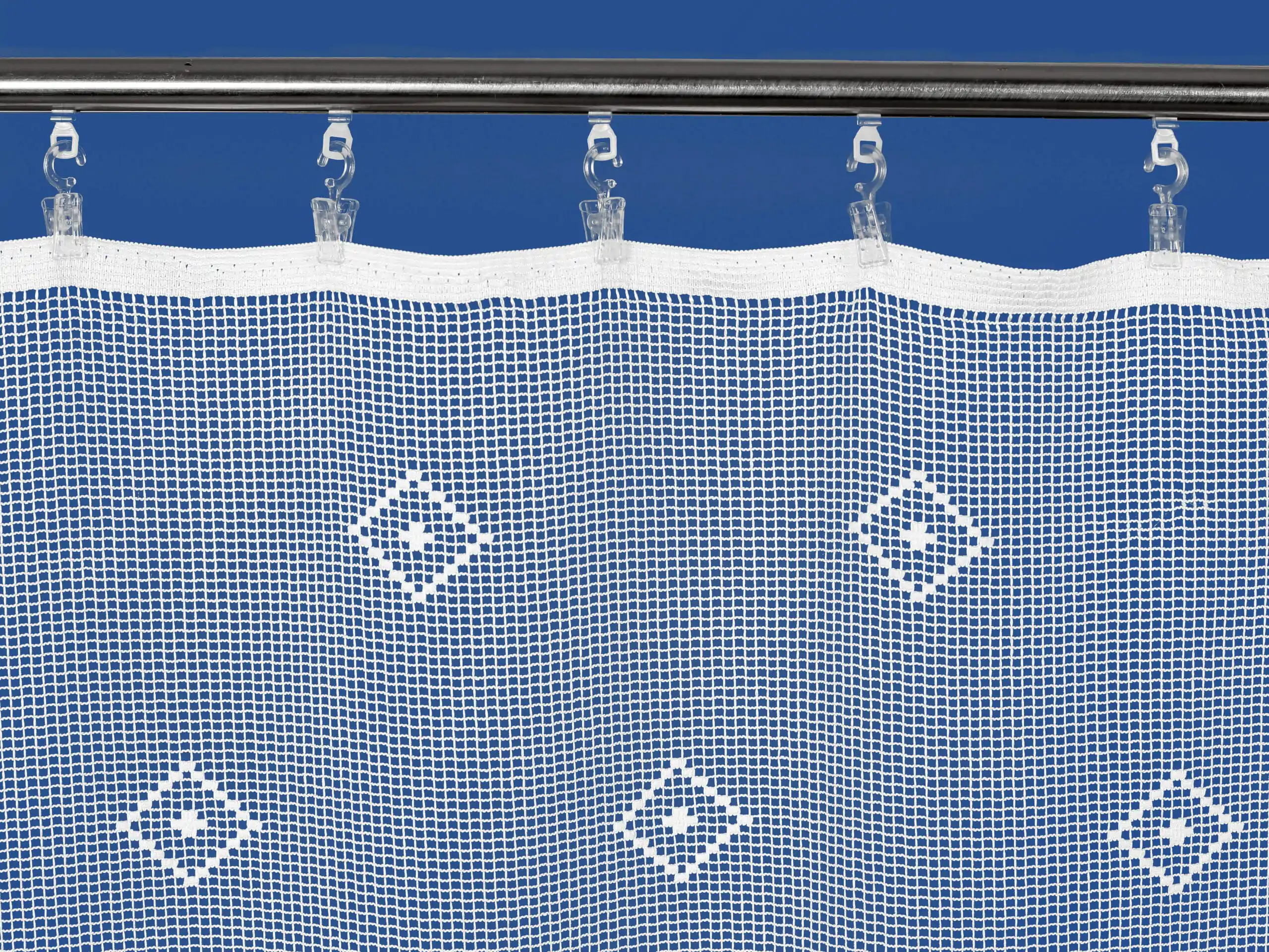 Žakárová záclona čtverce vzor 6220 značky Škodák.