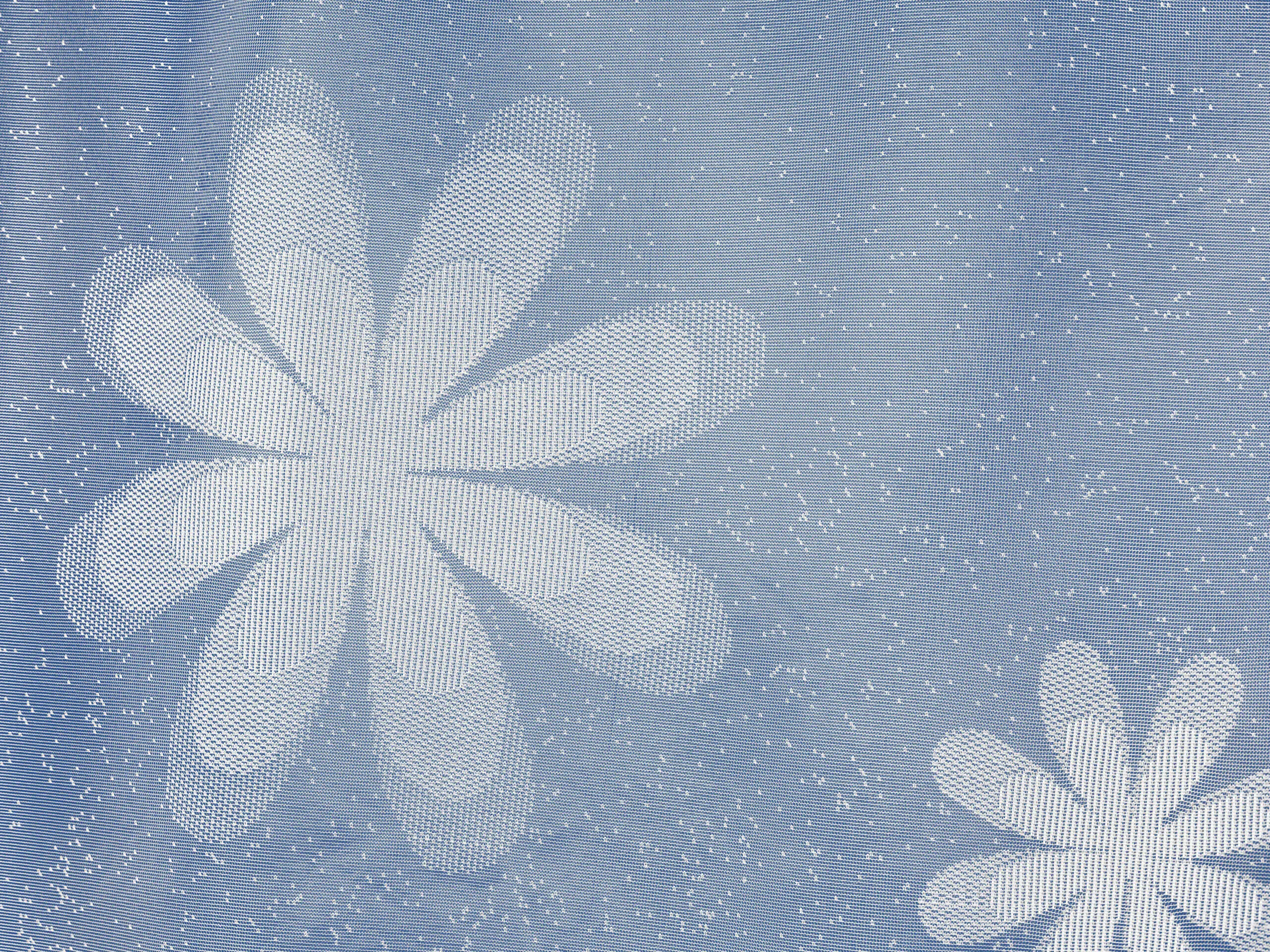 Žakárová záclona květy vzor 17502 značky Škodák.