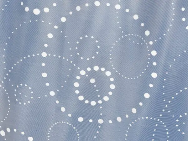 Žakárová záclona kruhy vzor 18701 značky Škodák.