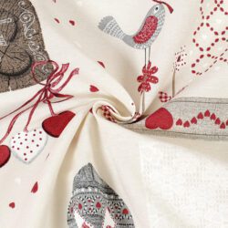 LONETA se vzorem vínová srdíčka patchwork značky Škodák