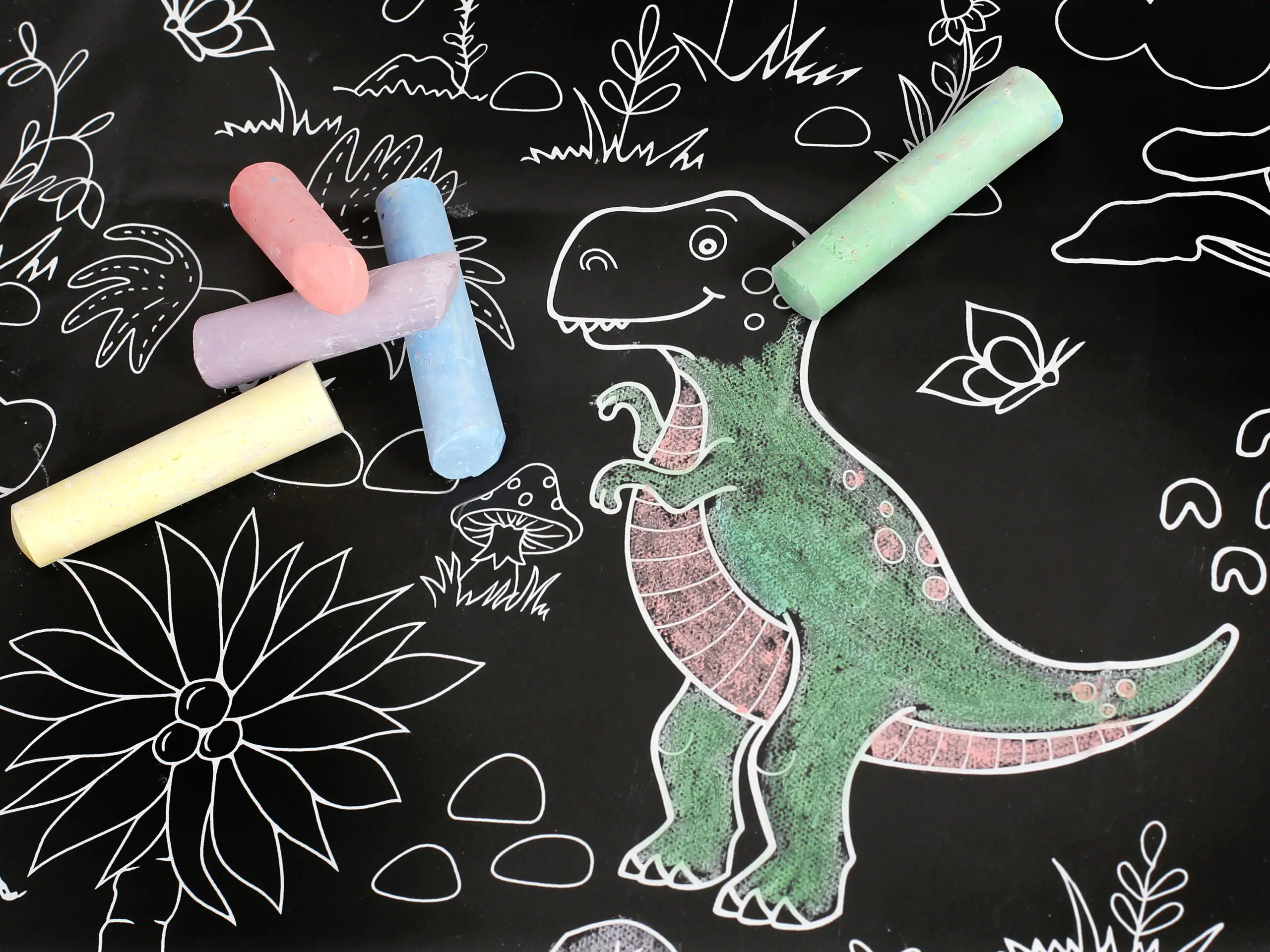 PVC ubrusovina tabulová černá DINO značky Škodák.