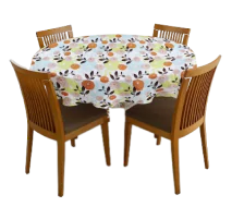 Kulaté ubrusy - se vzorem