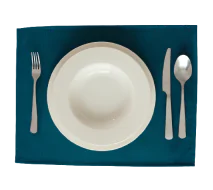 Jednobarevné prostírání